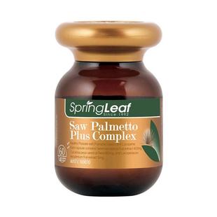 澳大利亚直邮SPRING LEAF绿芙棕榈果提取物胶囊前列康片持久60粒