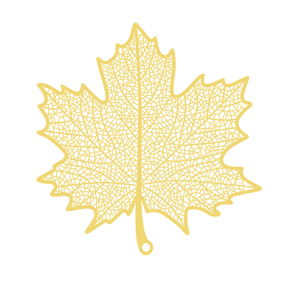 金莲花中国风黄铜镂空书签礼盒装