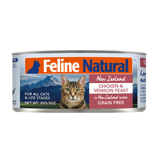 【天猫U先】K9Natural新西兰进口猫咪主食罐头鸡肉鹿肝味85g*1罐