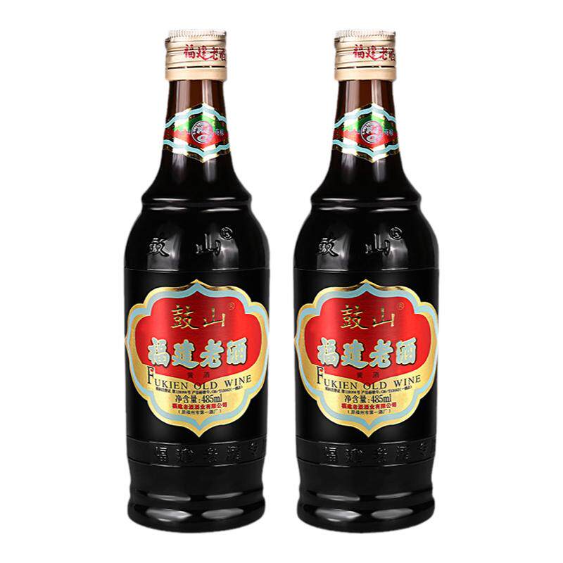 鼓山牌福建老酒中华老字号485ml/瓶黄酒家庭料酒炒菜去腥调味福州