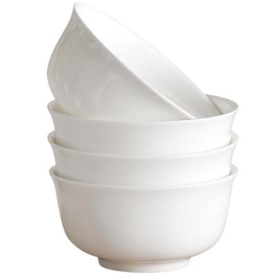 2023新款唐山骨瓷饭碗家用汤碗