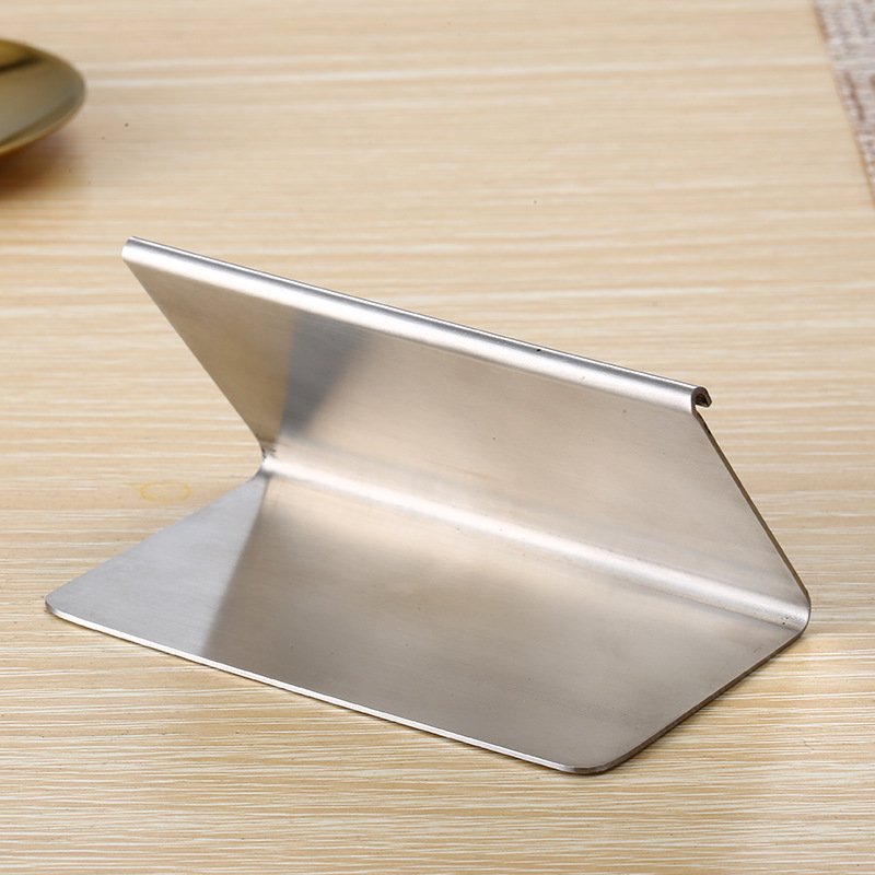 不锈钢餐牌菜牌桌牌号牌台卡展示座子席位酒店架明档台自助餐支架