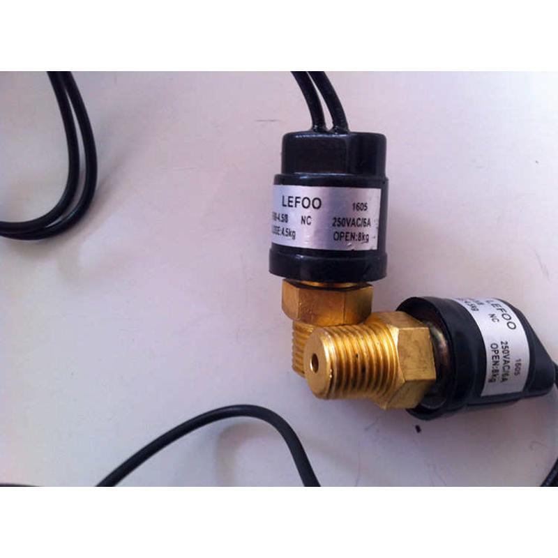LEFOO力夫LF08压力开关12V220V液压油压气压水压开关空压机控制器