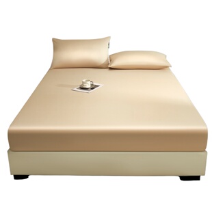 2026新款冰丝床笠罩单件宿舍单人180x200cm床罩床垫保护罩三件套