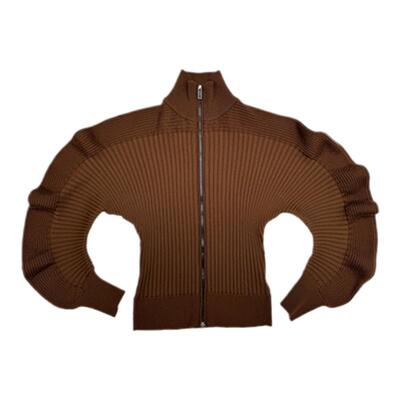 觉织Sensiyarn光波羊毛高领开衫针JZHF017