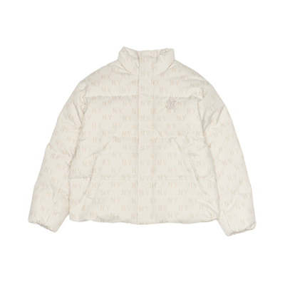 MLB男女老花满印鹅绒短款羽绒服