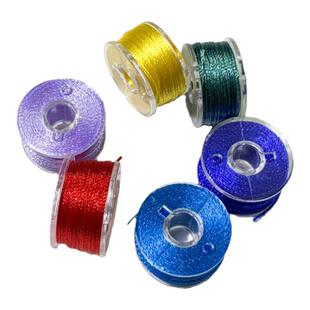 3股冰丝流苏线25色盒装 绕线缠花手工刺绣绣花丝线三角丝分装套装