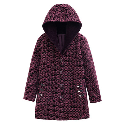 中老年女装毛呢外套200斤加大码