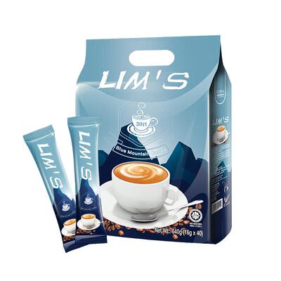 进口马来西亚蓝山零涩三合一