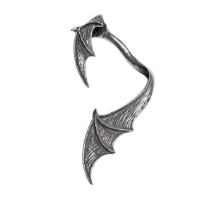 Alchemy Gothic E376 A Night With Goethe夜之哥特蝙蝠耳挂耳钉