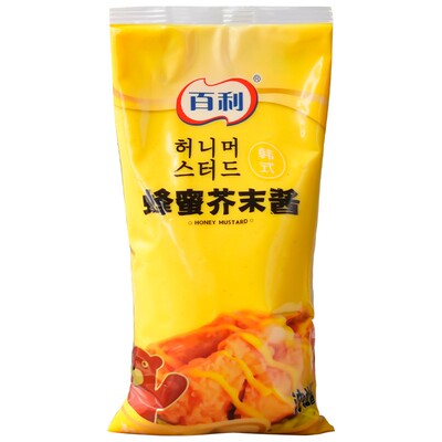 百利韩式蜂蜜芥末酱1kg包邮