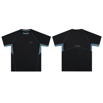 TreesOutside2025新款男款UPF50+吸湿速干户外跑步运动短袖