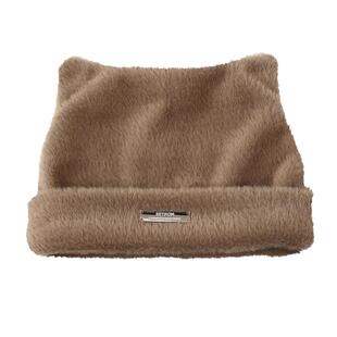 护耳可爱猫耳朵针织冷帽毛线女猫猫咪毛绒毛毛茸茸防风寒秋冬季