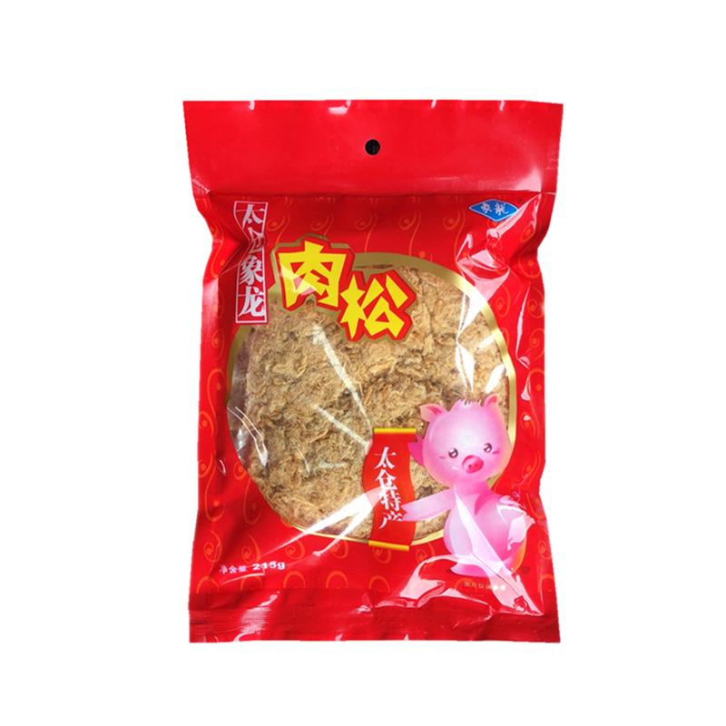 象龍?zhí)珎}肉松正宗215g兒童即食拌飯烘培壽司專用散裝豬肉松粉商用
