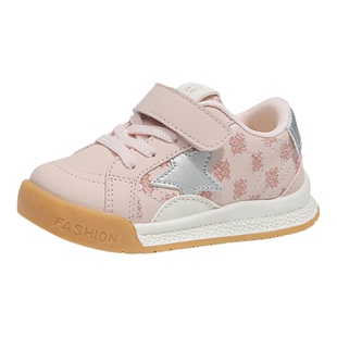 班纳米菲春秋款女童运动鞋防滑软底儿童休闲板鞋幼儿园宝宝学步鞋