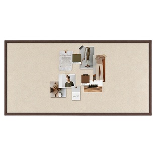 毛毡板照片墙背景板创意墙面装饰组合相框拍立得相片墙展示板留言板愿景板软木墙板粘贴板作品展示墙贴文化墙