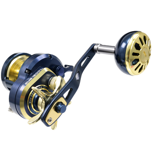 伊酷达慢摇鼓轮EMB魔丸铁板轮金属海钓轮船钓海钓防海水鼓轮