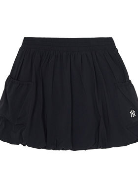 MLB女NY工装凉感防泼水花苞短裙