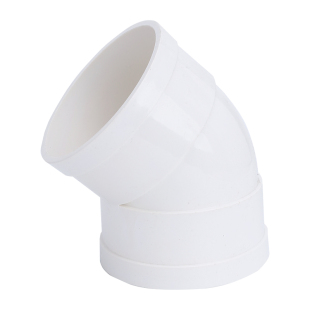 顶建 PVC45度弯头水管配件直弯 50排水管检查口下水管管件75 110