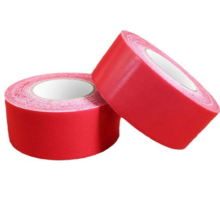 贴春联无痕双面胶对联专用胶带不留痕多功能红色布基胶布高粘度强