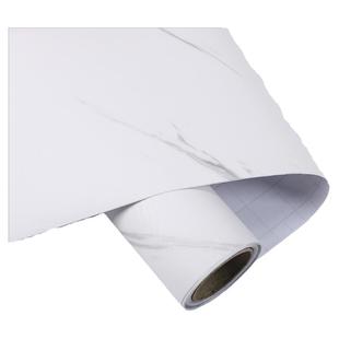 大理石纹爵士白贴纸防水厨房防油自粘墙贴仿岩板瓷砖鱼肚白雅士白