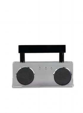 欧式创意复古收音机水晶摆件