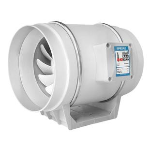 管道抽风机排气扇强力轻音换气扇卫生间排风扇厨房油烟斜流增压家