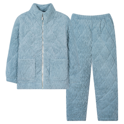 丽柔女士珊瑚绒加厚加绒睡衣