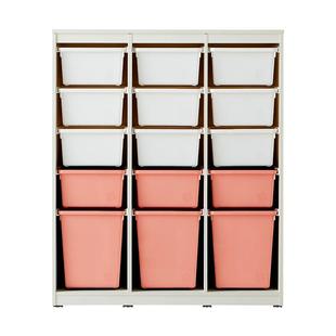 hanssem汉森儿童玩具收纳柜实木森凯蒂斗柜多层抽屉柜宝宝储物箱