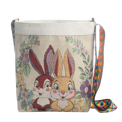 WoPiaoLiang卡通兔子帆布包