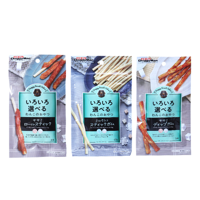 日本多格漫DSV磨牙棒狗狗磨牙零食鸡胸肉牛皮裹棒犬磨牙训练零食