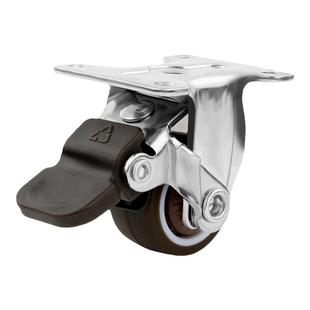 超静音万向轮轮子小号推车承重轮榻榻米定向滑轮家具移动底座脚轮