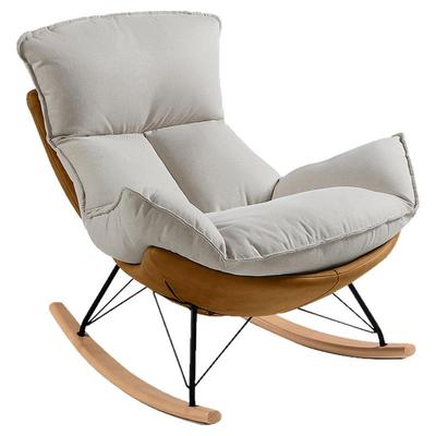 林氏家居单人沙发休闲椅复古风