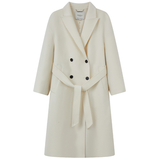 【T.W.R.C】TeenieWeenie小熊女装秋冬款简约大气宽松大衣twrc