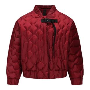 TRIP&CO 短款羽绒服女户外轻薄绗缝机能菱形格保暖上衣外套tripco