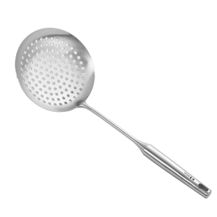 初惠加厚316不锈钢漏勺一体成型冲孔家用饺子油炸沥水捞面过滤网