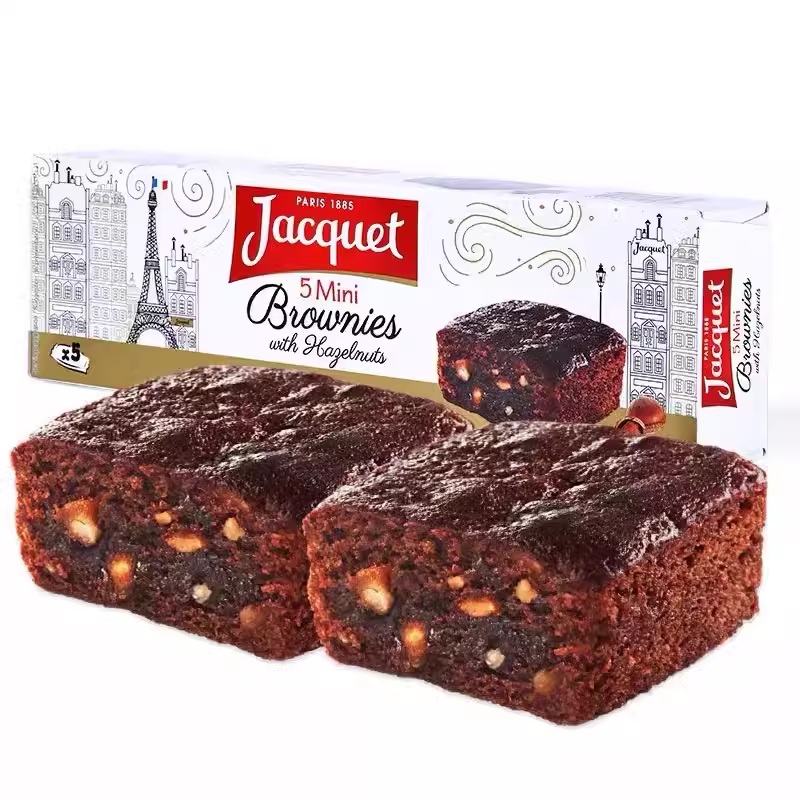 法国进口Jacquet雅乐可布朗尼蛋糕点心巧克力西式甜点下午茶零食
