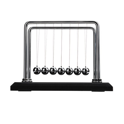 大理石轻奢风办公室减压牛顿摆球