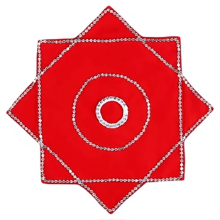 手绢花舞蹈专用月儿明风儿静麻纱八角巾帕东北秧歌二人转跳舞考级