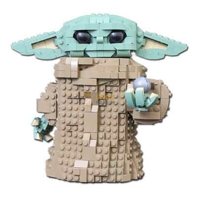 星球大战曼达洛人尤达宝宝积木