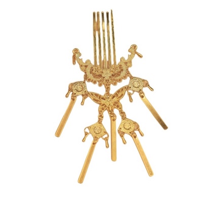 格格间流苏掩鬓唐风明制百搭发簪