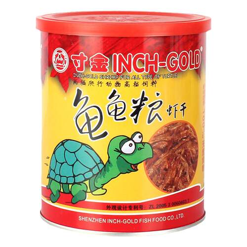 寸金 龟粮虾干防软壳草龟巴西龟 水龟龟粮龟食料乌龟饲料 85g