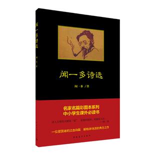 黑皮书 闻一多诗选中国青年出版社名家名篇彩图本革命爱国主义教育推荐