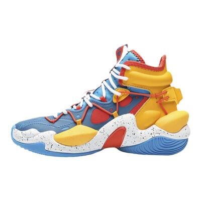 李宁正品童鞋春季新款运动透气回弹舒适高帮青少年篮球鞋YKBR002