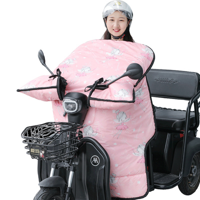 电动三轮车专用加绒加厚挡风被