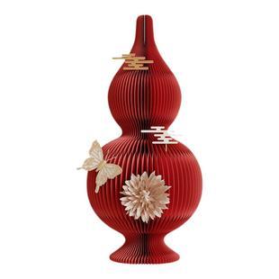 十八纸客厅装饰葫芦摆件招财镇宅新年2026马年玄关家居高级感中式