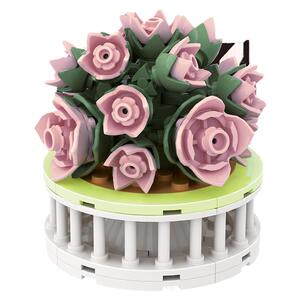 任选4只！哲高积木多肉植物永生花diy礼物