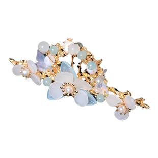 明制汉服头饰簪子古风配饰古装发冠发簪新中式宋制顶簪盘发头饰女