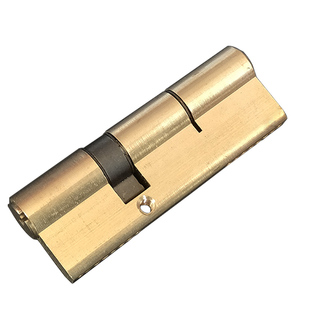 替换步阳盼盼群升日上防盗门12型锁心65保德安牌全铜锁芯75偏32.5