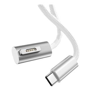 适用于苹果笔记本电脑PD快充 Typec转Magsafe1数据线 tpc转Magsafe2 母口诱骗转接头充电macbook磁吸转接线头